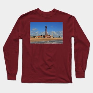 Blackpool Tower Landscape, May 2019 Long Sleeve T-Shirt